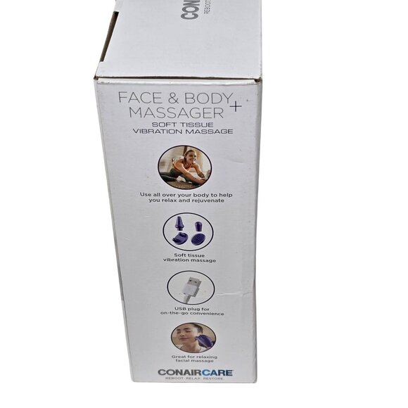 Conair Care Face & Body Massager + With 4 Attachments & USB - Picture 3 of 4